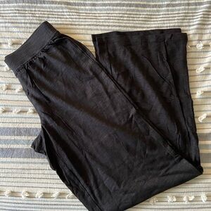 NEW! Colleen Lopez Black Wide Leg SweatPants